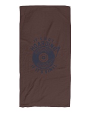 VINYL RECORD It's Not Hoarding Beach Towel tile