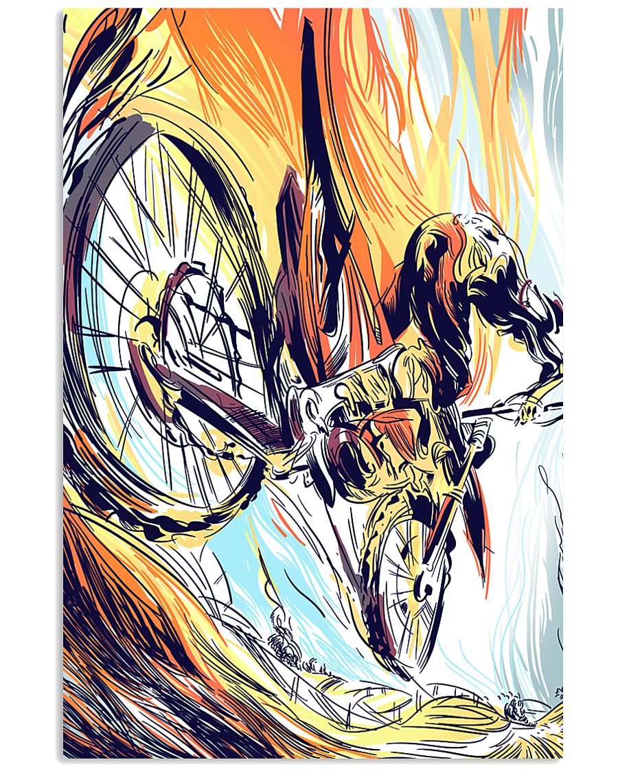 MOUNTAIN BIKING Graphic Poster 24x36 Poster