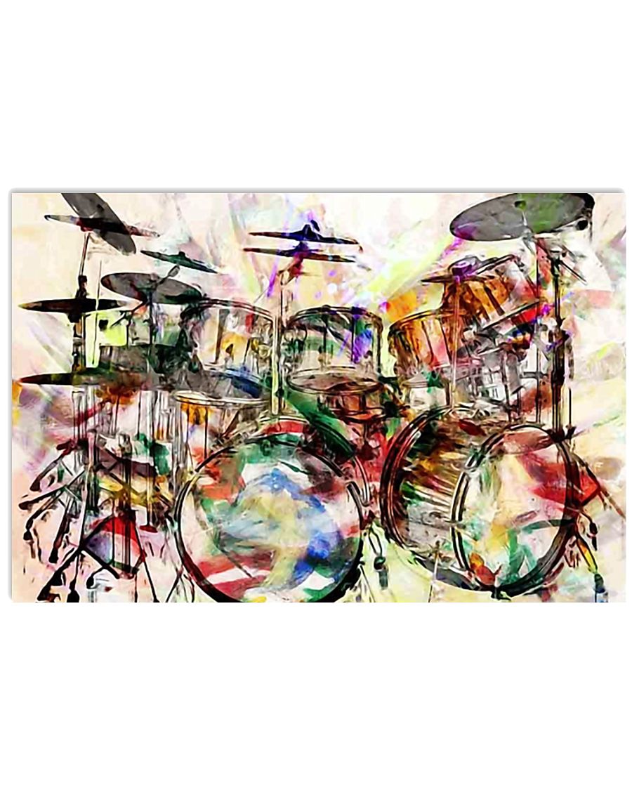 DRUM Poster Art Rock and Roll 36x24 Poster