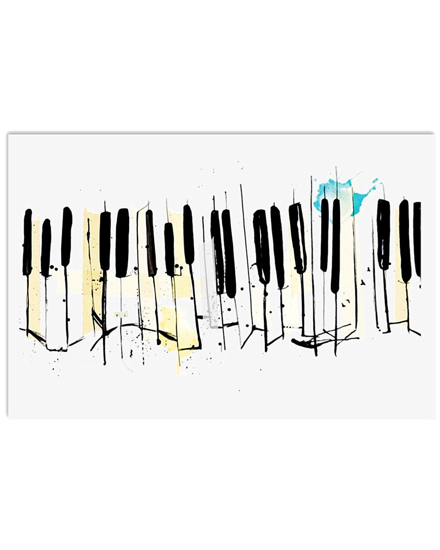 PIANO Poster Collage Art 36x24 Poster