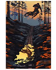 MOUNTAIN BIKING Sunset On The Mountain Bike 24x36 Poster front