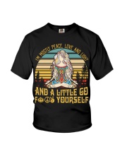 I'm Mostly Peace Love And Light And A Little Go Yo Youth T-Shirt thumbnail