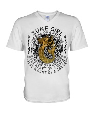 June Girl The Soul Of A Mermaid V-Neck T-Shirt thumbnail