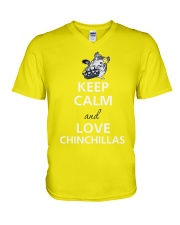 keep calm and love V-Neck T-Shirt thumbnail