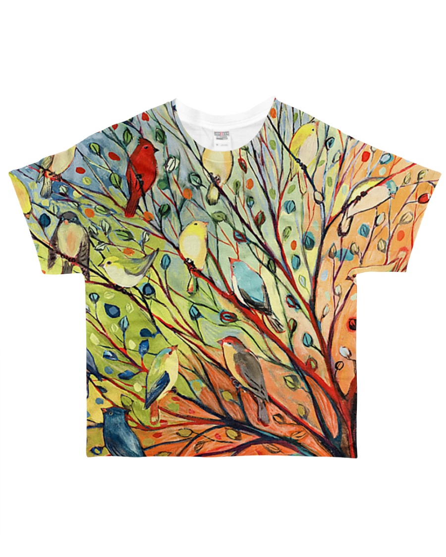 Bird shirt colorful birds All-over T-Shirt