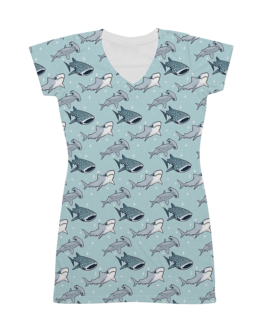 Shark dress cute baby shark All-over Dress