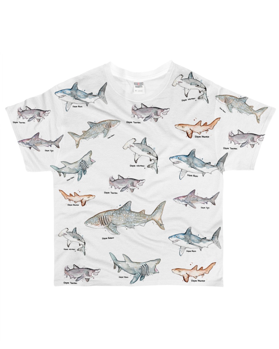 Shark shirt type of shark All-over T-Shirt