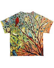 Bird shirt colorful birds on tree All-over T-Shirt back