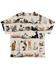 Cats yoga cute namaste All-over T-Shirt back