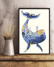Whale poster art watercolor 11x17 Poster lifestyle-poster-3