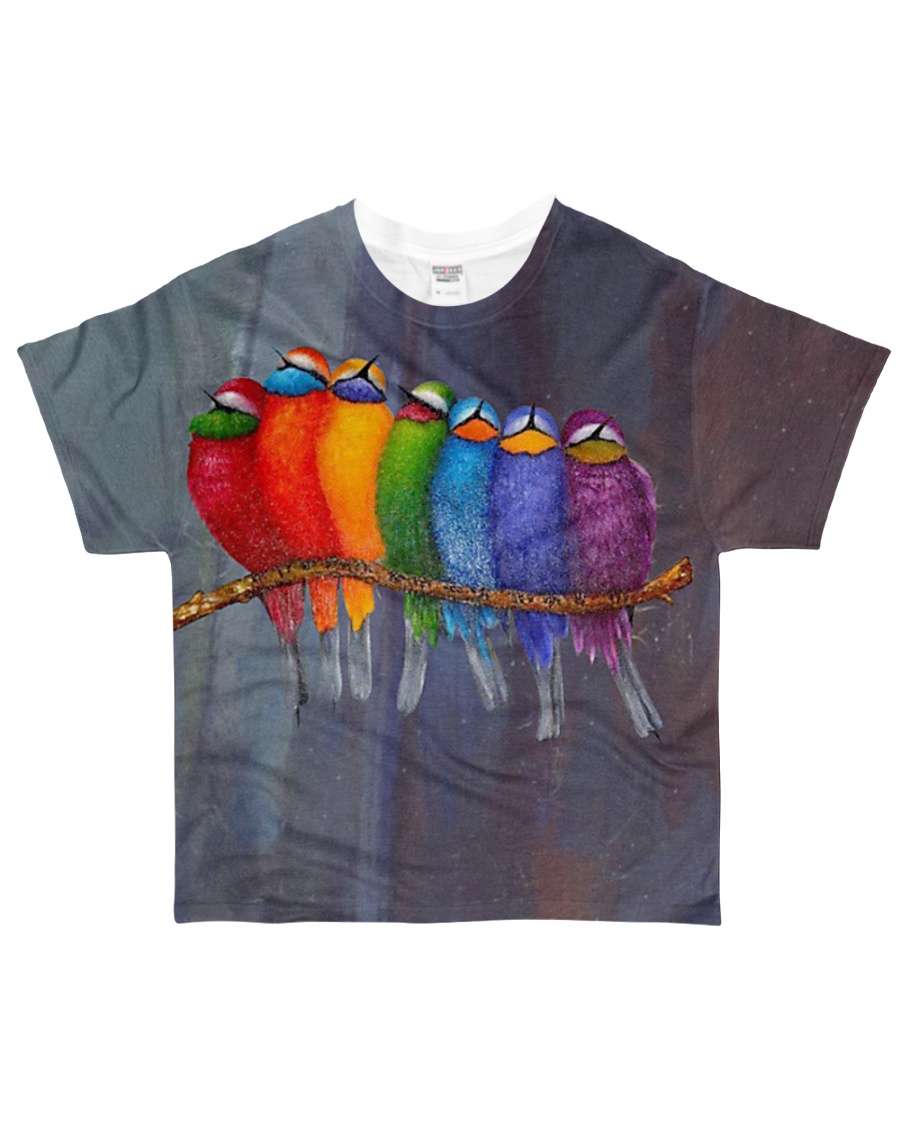 Bird shirt funny birds All-over T-Shirt
