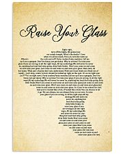 RAISE YOUR GLASS 11x17 Poster front