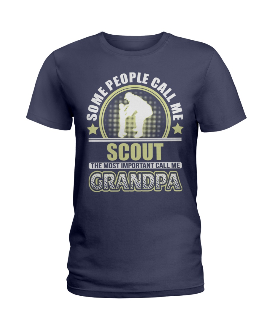 CALL ME SCOUT GRANDPA JOB SHIRTS Ladies T-Shirt