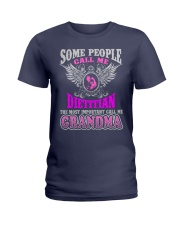 CALL ME DIETITIAN GRANDMA JOB SHIRTS Ladies T-Shirt front