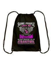 CALL ME DIETITIAN GRANDMA JOB SHIRTS Drawstring Bag thumbnail