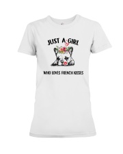 I LOVE FRENCH KISSES Premium Fit Ladies Tee thumbnail