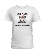 I LOVE FRENCH KISSES Ladies T-Shirt thumbnail