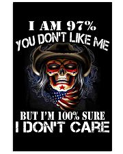 I AM 100 SURE I DONT CARE 11x17 Poster thumbnail