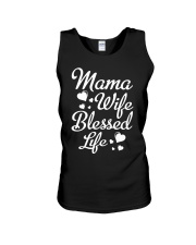 Mama Wife Blessed Life Unisex Tank thumbnail