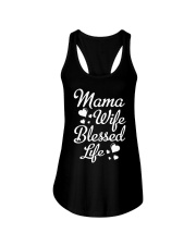 Mama Wife Blessed Life Ladies Flowy Tank thumbnail