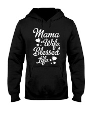 Mama Wife Blessed Life Hooded Sweatshirt thumbnail