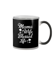 Mama Wife Blessed Life Color Changing Mug thumbnail