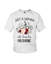 Just a woman who loves her Mechanic Youth T-Shirt thumbnail