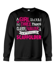 Scaffolder Girl Crewneck Sweatshirt thumbnail