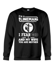 I'm a Lineman i fear god Crewneck Sweatshirt thumbnail
