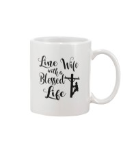 Line Wife With A Blessed Life Mug thumbnail
