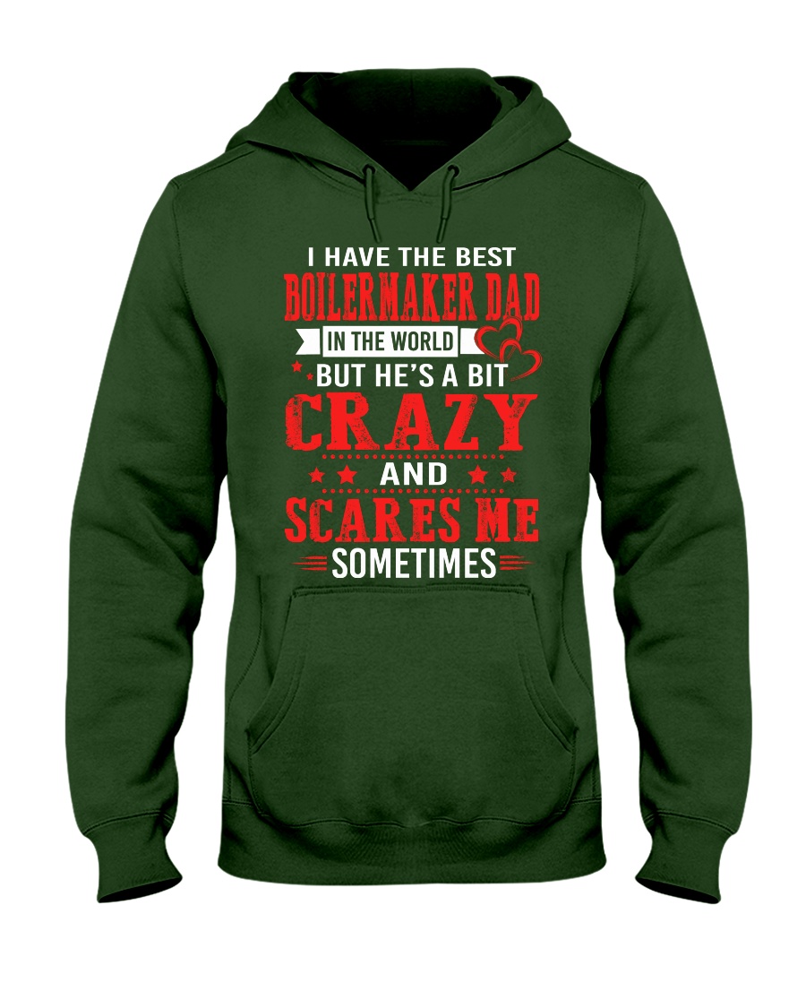 I Have The Best Boilermaker dad In The World Hooded Sweatshirt