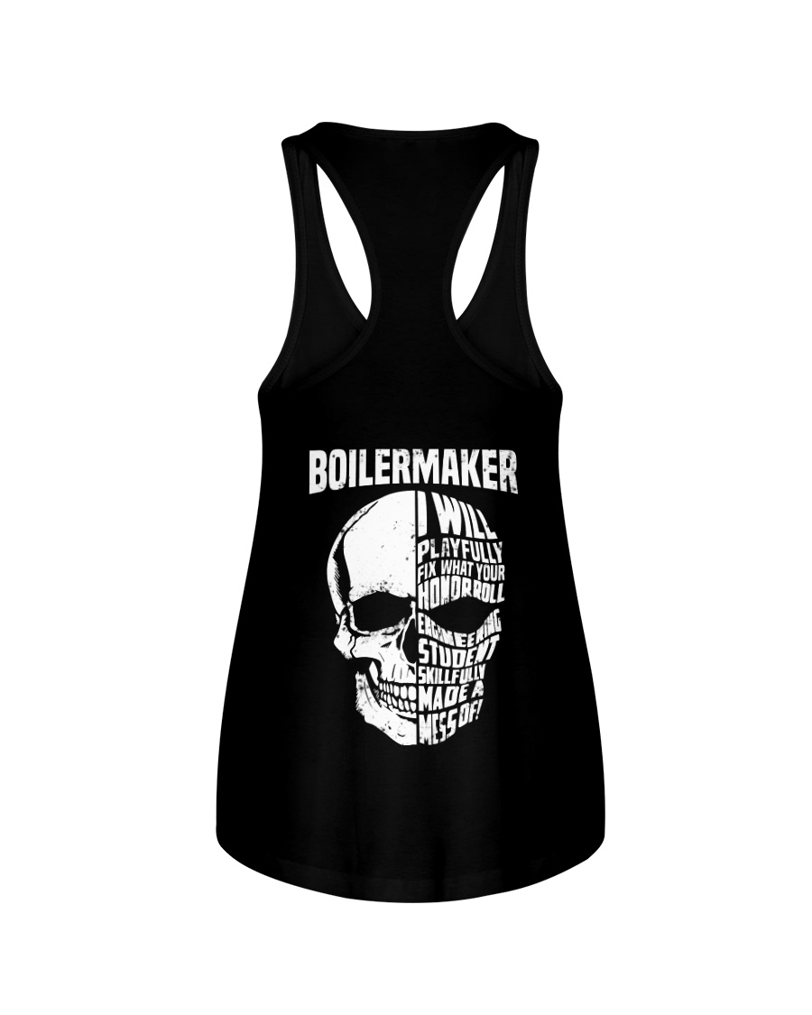 Boilermaker Skull Ladies Flowy Tank