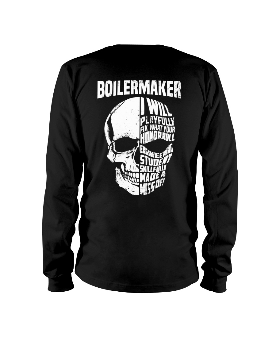 Boilermaker Skull Long Sleeve Tee