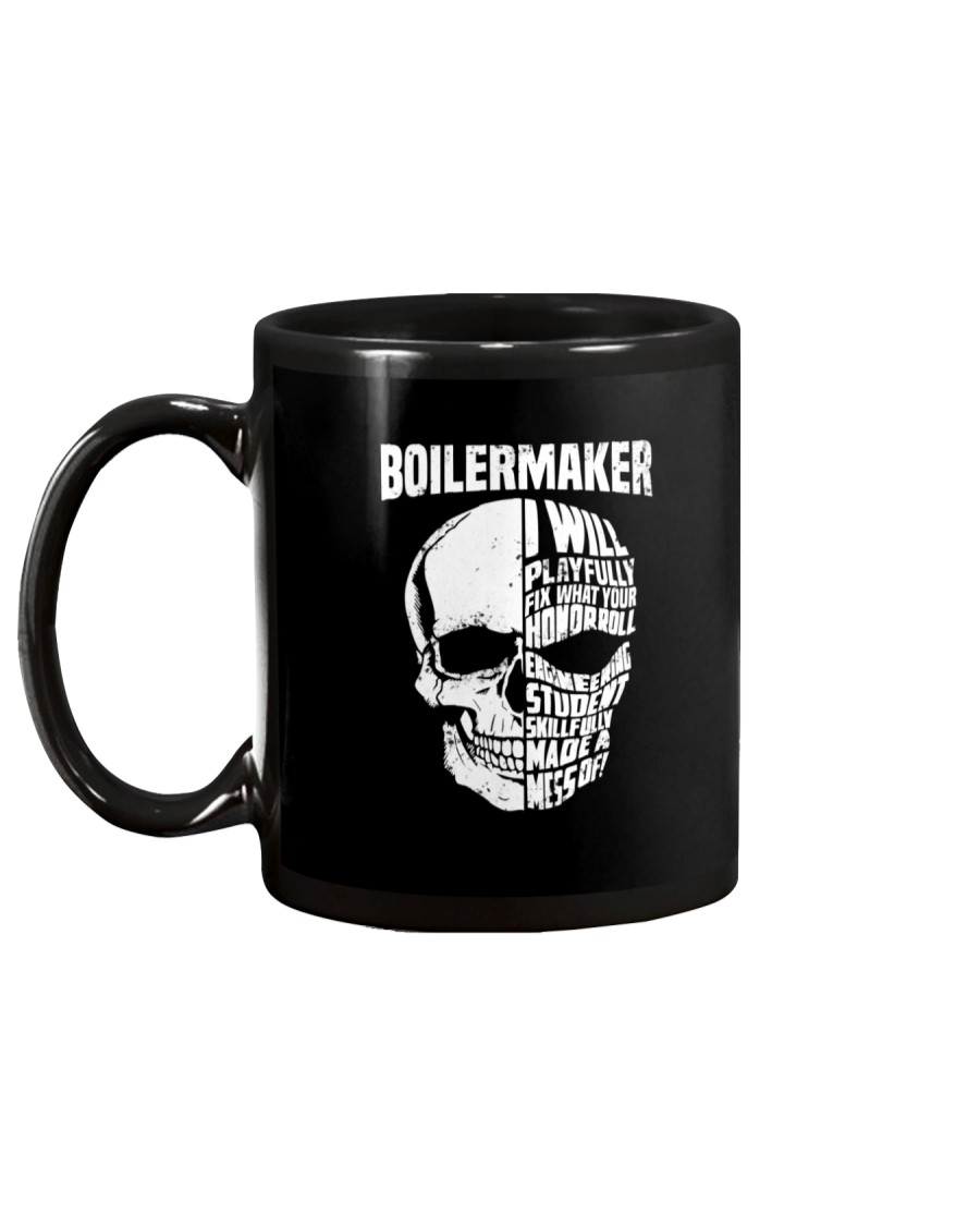 Boilermaker Skull Mug