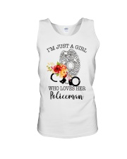 I'm just a girl who loves her policeman Unisex Tank thumbnail