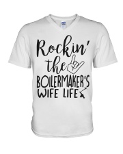 Rockin' the Boilermaker's Wife life V-Neck T-Shirt thumbnail