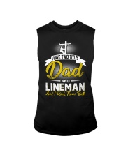 I have two titles Dad and Lineman Sleeveless Tee thumbnail