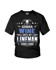 Gonna Wine Lineman Youth T-Shirt thumbnail
