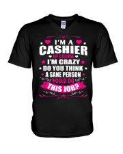 I am A Cashier Of Course V-Neck T-Shirt thumbnail