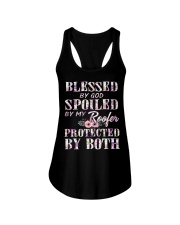 Blessed by God Spoiled By My Roofer Ladies Flowy Tank thumbnail