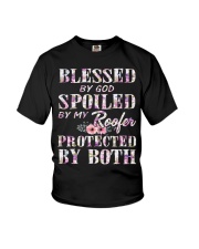 Blessed by God Spoiled By My Roofer Youth T-Shirt thumbnail