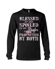 Blessed by God Spoiled By My Roofer Long Sleeve Tee thumbnail