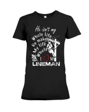 I love my Lineman Premium Fit Ladies Tee thumbnail