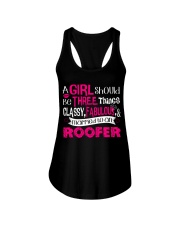 Roofer Girl Ladies Flowy Tank thumbnail