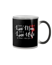 Line mom Line wife Color Changing Mug thumbnail
