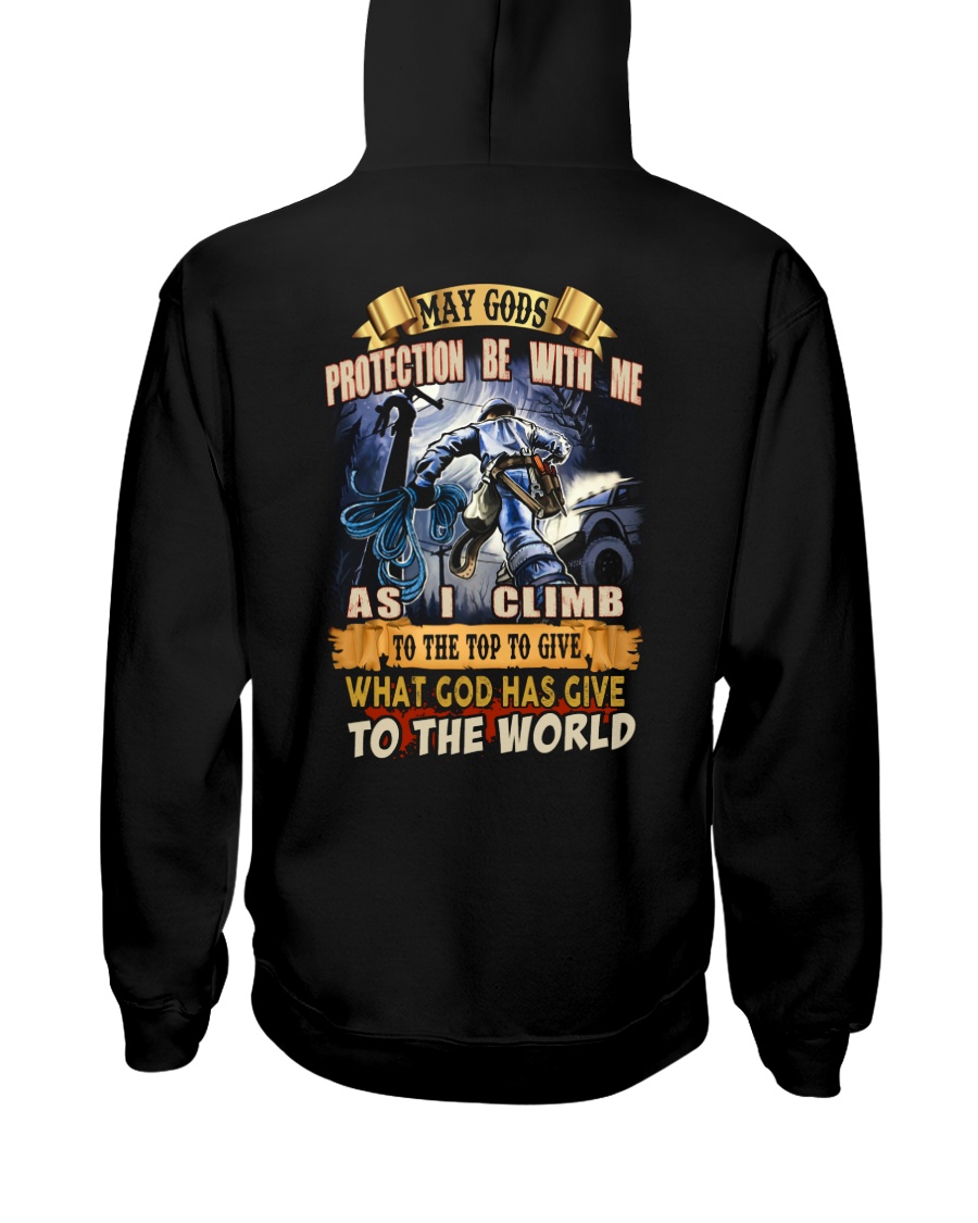 May gods protection be with me as i climb Hooded Sweatshirt