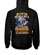 May gods protection be with me as i climb Hooded Sweatshirt back