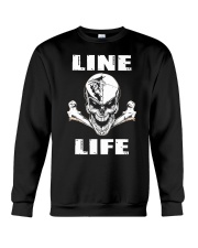 Lineman Life Skull Crewneck Sweatshirt thumbnail