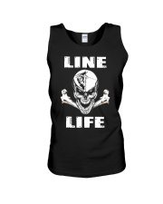 Lineman Life Skull Unisex Tank thumbnail