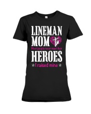 Lineman Mom Premium Fit Ladies Tee thumbnail